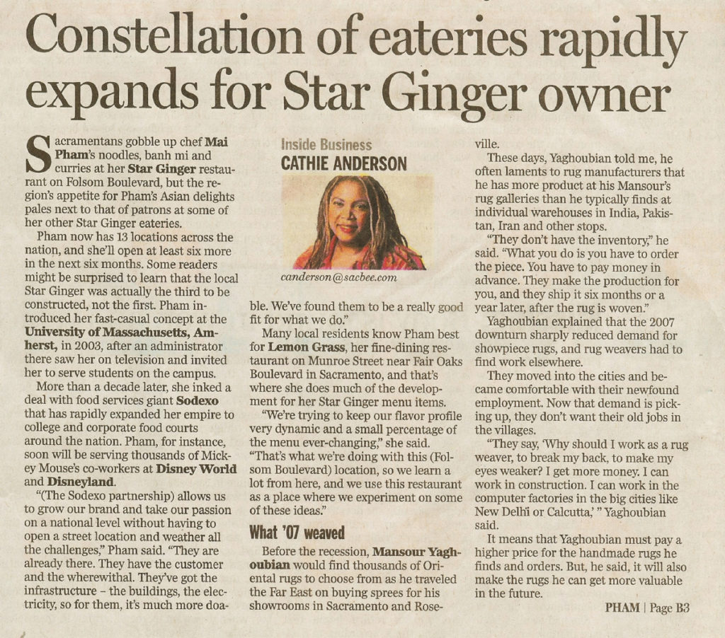 If you’re looking for rugs online, look no further than Mansour: he’s already visited the finest Indian and Persian manufacturers